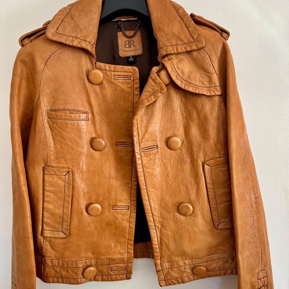 Banana Republic -  Vintage Chestnut Genuine Leather Jacket (S)
